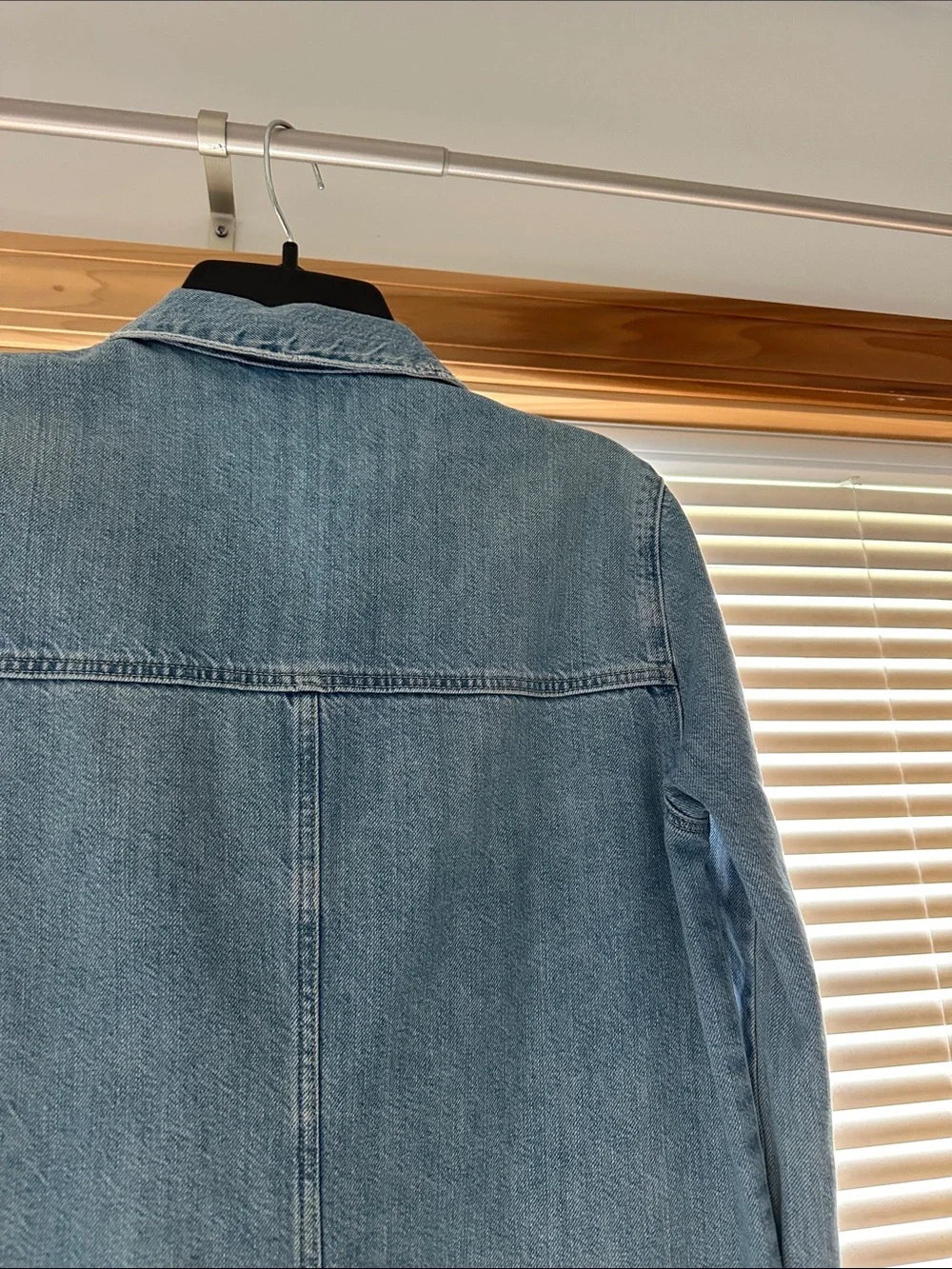 Zara Light Blue Denim Romper Jumpsuit - Picture 12 of 14